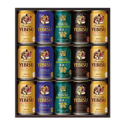 御中元 ビール ギフト サッポロ YUF4D ヱビス4種の味わいセット 350ml