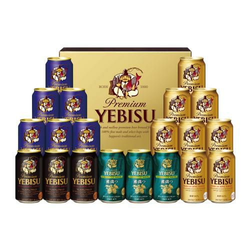 御中元 ビール ギフト サッポロ YUF5DT ヱビス4種の味わいセット 350ml