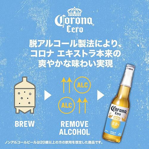 コロナ セロ 330ml×12本 瓶 送料無料 セット ノンアルビール ノン