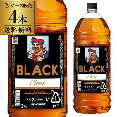 ニッカ ブラックニッカ クリア 2.7L(2700ml)×6本【ケース6本入】【送料 
