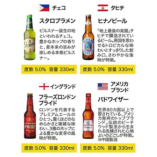 高級ビールイネディット入り世界のビール飲み比べ20か国セット 20本