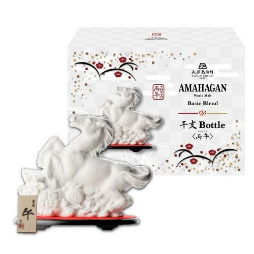 ウイスキー　AMAHAGAN 干支ボトル　2026 丙午　ひのえうま　馬　午年 アマハガン ワールドモルト 干支ボトル 丙午 2026 ひのえうま 700ml 47
