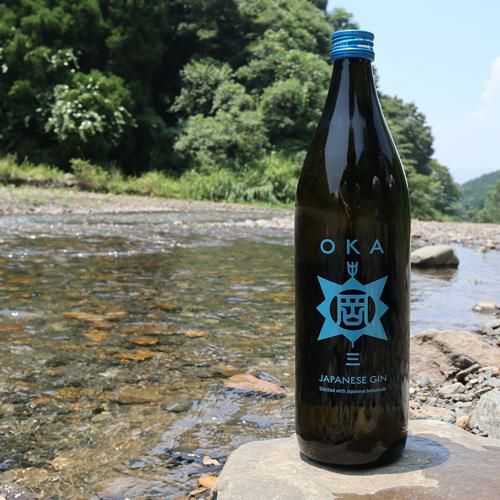 OKA GIN 三 43度 900ml ジン 国産 日本 熊本 堤酒造 gin 長S