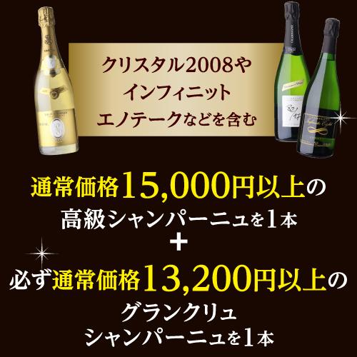 送料無料 シャンパンセット プレミアム シャンパン 2本セット 第3弾 9
