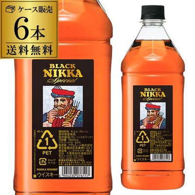 送料無料ブラックニッカ スペシャル 42度 1800ml 6本 ケース販売 大 
