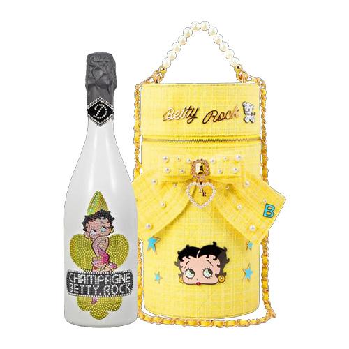 D.ROCKシャンパン ベティーロック ツイード イエロー [NV] 正規品