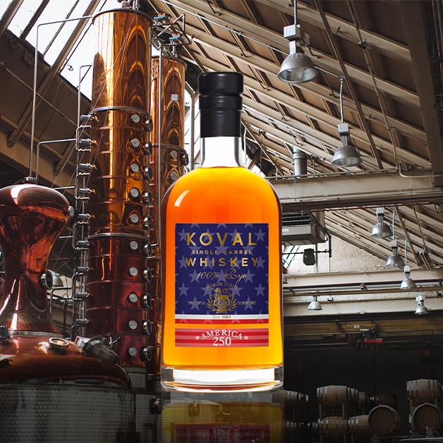 KOVAL ウィスキー2種 コーヴァル ライウイスキー アメリカ建国250年記念ボトル 50度 750ml